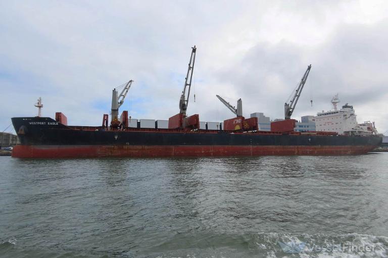 westport eagle (Bulk Carrier) - IMO 9705988, MMSI 538007507, Call Sign V7SD5 under the flag of Marshall Islands