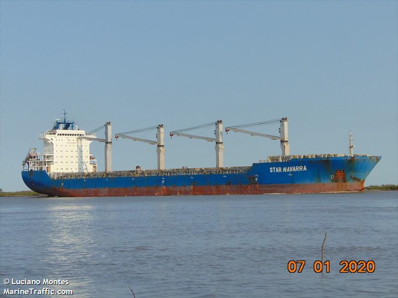 star navarra (General Cargo Ship) - IMO 9548823, MMSI 538007656, Call Sign V7ZD8 under the flag of Marshall Islands