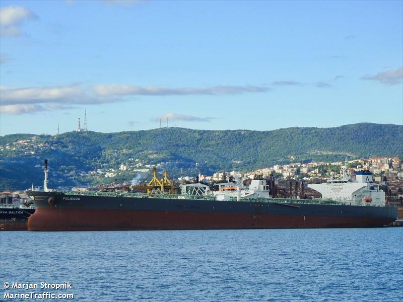 poliegos (Crude Oil Tanker) - IMO 9746621, MMSI 538007797, Call Sign V7ZG7 under the flag of Marshall Islands