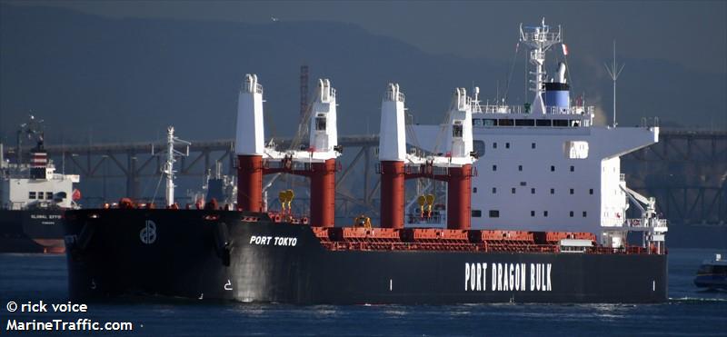 port tokyo (Bulk Carrier) - IMO 9860520, MMSI 538008687, Call Sign V7A2657 under the flag of Marshall Islands