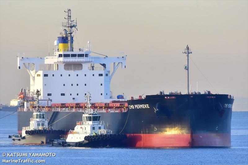 cmb permeke (Bulk Carrier) - IMO 9781011, MMSI 563071900, Call Sign 9V6066 under the flag of Singapore