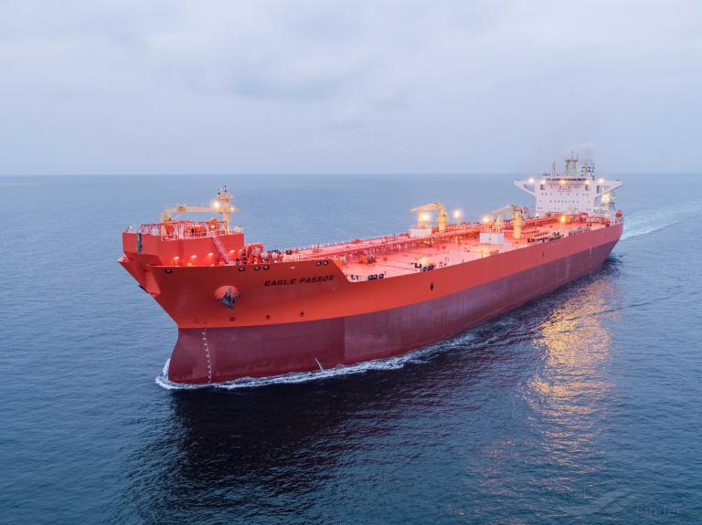 eagle passos (Crude Oil Tanker) - IMO 9858589, MMSI 563115600, Call Sign 9V6675 under the flag of Singapore