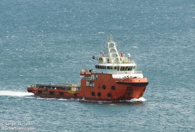 steady kestrel (Offshore Tug/Supply Ship) - IMO 9754264, MMSI 566115000, Call Sign 9V3869 under the flag of Singapore