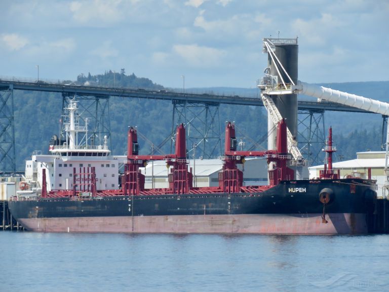 hupeh (Bulk Carrier) - IMO 9714264, MMSI 566829000, Call Sign 9V2463 under the flag of Singapore