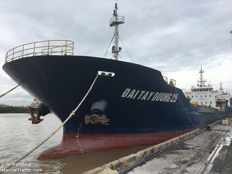 dai tay duong 25 (General Cargo Ship) - IMO 9571806, MMSI 574002170, Call Sign 3WLO9 under the flag of Vietnam