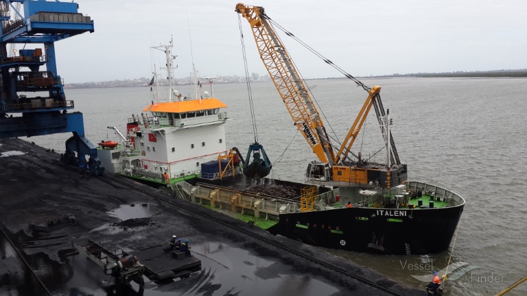 italeni (Hopper Dredger) - IMO 9689108, MMSI 601951000, Call Sign ZRMK under the flag of South Africa