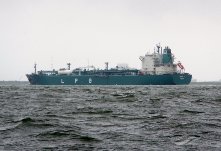 denver (LPG Tanker) - IMO 9377236, MMSI 636013815, Call Sign A8PQ6 under the flag of Liberia