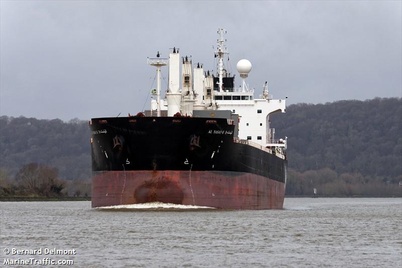 al yasat-ii (Bulk Carrier) - IMO 9494058, MMSI 636014945, Call Sign A8XO2 under the flag of Liberia