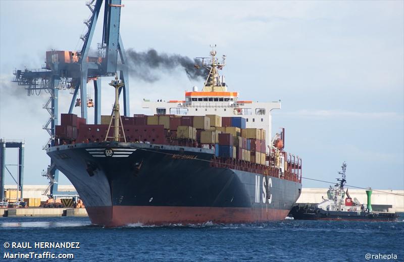 msc shaula (Container Ship) - IMO 9036002, MMSI 636017346, Call Sign D5KM4 under the flag of Liberia