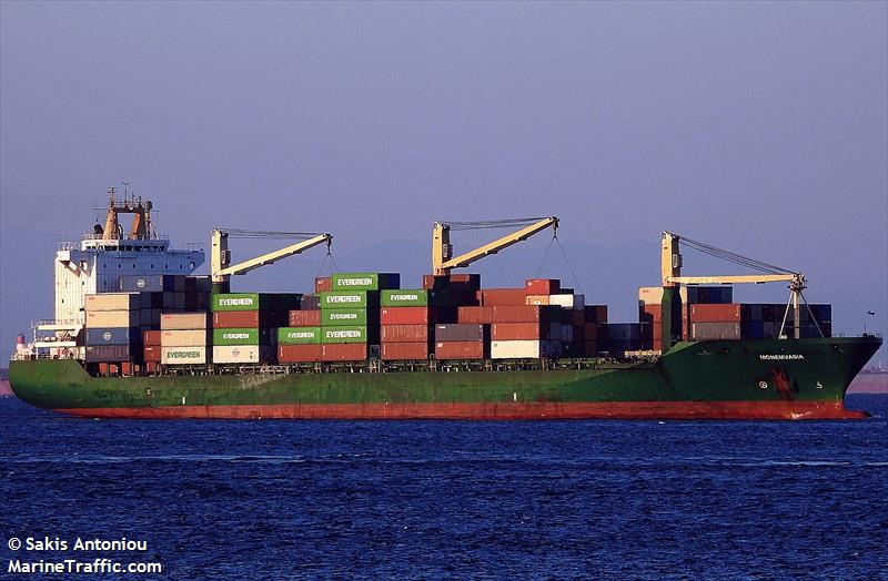 monemvasia (Container Ship) - IMO 9138305, MMSI 636017405, Call Sign A8XA3 under the flag of Liberia