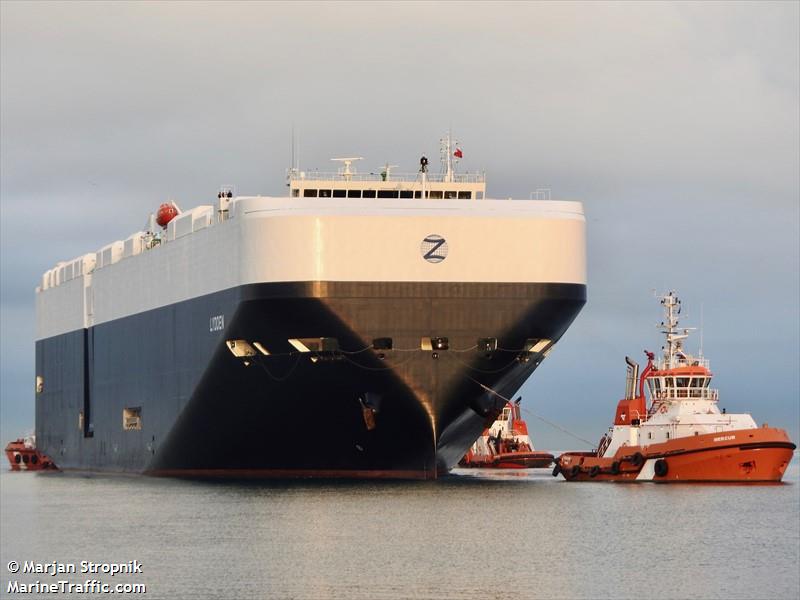 lydden (Vehicles Carrier) - IMO 9782091, MMSI 636018494, Call Sign D5PY2 under the flag of Liberia