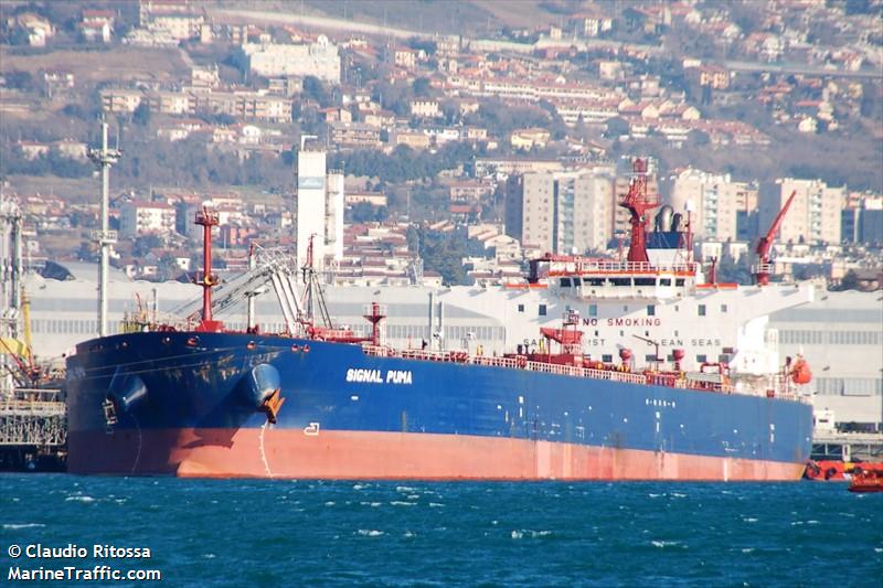 s puma (Crude Oil Tanker) - IMO 9293002, MMSI 636020063, Call Sign D5XM6 under the flag of Liberia