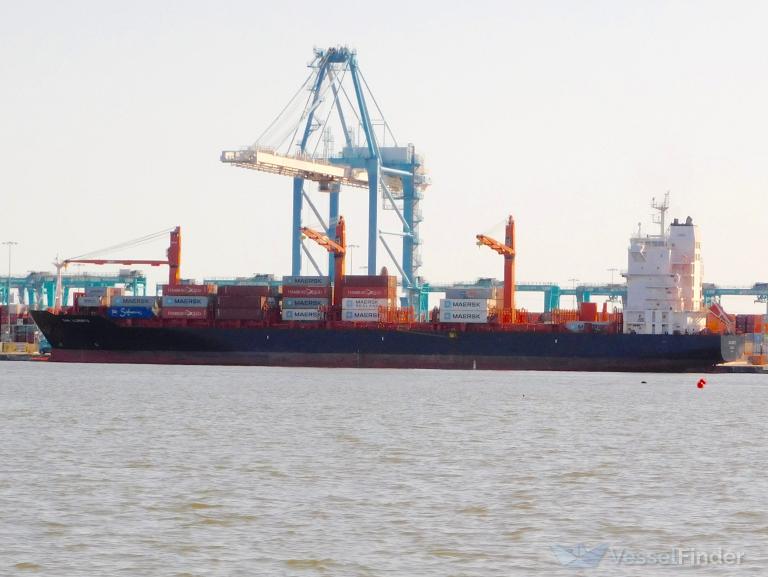 san alberto (Container Ship) - IMO 9344643, MMSI 636020192, Call Sign A8MW6 under the flag of Liberia
