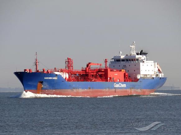 gaschem caribic (LPG Tanker) - IMO 9371684, MMSI 636091878, Call Sign A8UB4 under the flag of Liberia