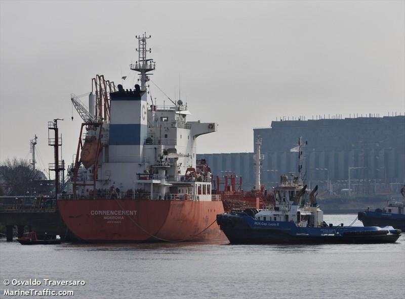 commencement (Chemical/Oil Products Tanker) - IMO 9388211, MMSI 636092970, Call Sign D5YC5 under the flag of Liberia