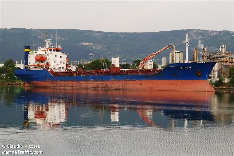 fatima m (Bulk Carrier) - IMO 7382500, MMSI 671218100, Call Sign 5VHR3 under the flag of Togolese Rep