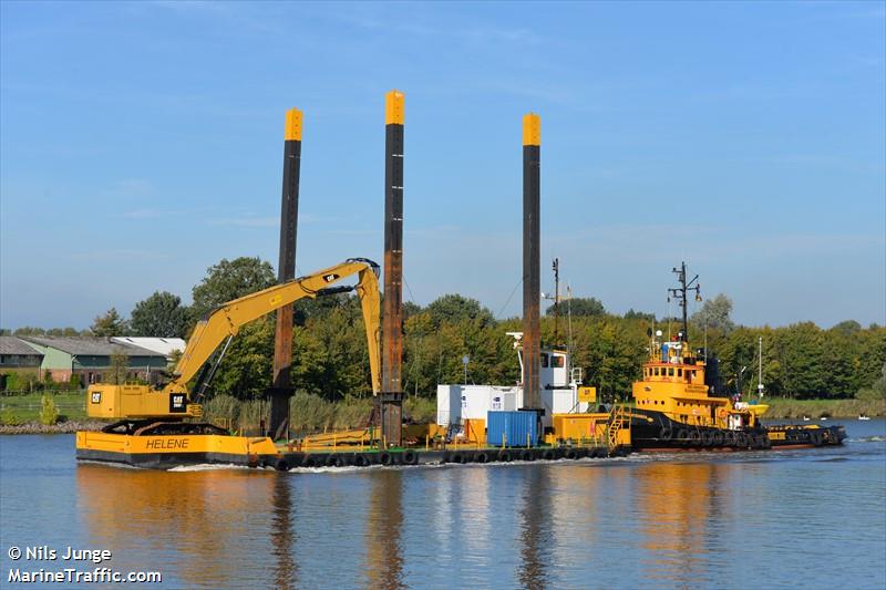 helene (Dredging or UW ops) - IMO , MMSI 211526930, Call Sign DGBW2 under the flag of Germany