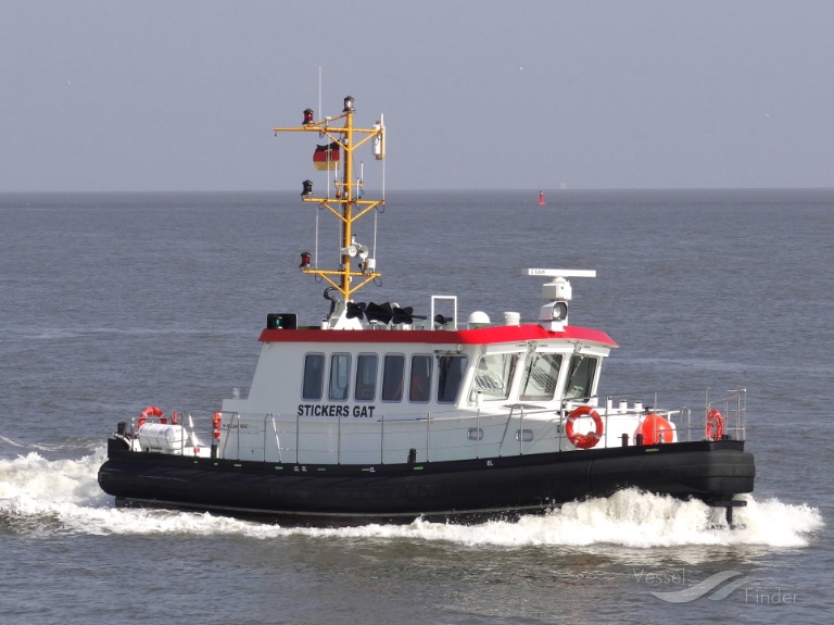 stickers gat (Patrol Vessel) - IMO 9685009, MMSI 211628010, Call Sign DBLT under the flag of Germany