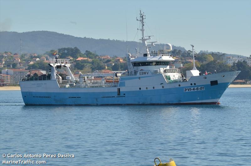 playa menduina dos (Fishing Vessel) - IMO 9249958, MMSI 224314000, Call Sign EBWV under the flag of Spain
