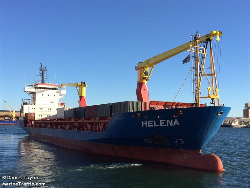 helena (General Cargo Ship) - IMO 9183491, MMSI 236696000, Call Sign ZDPV9 under the flag of Gibraltar