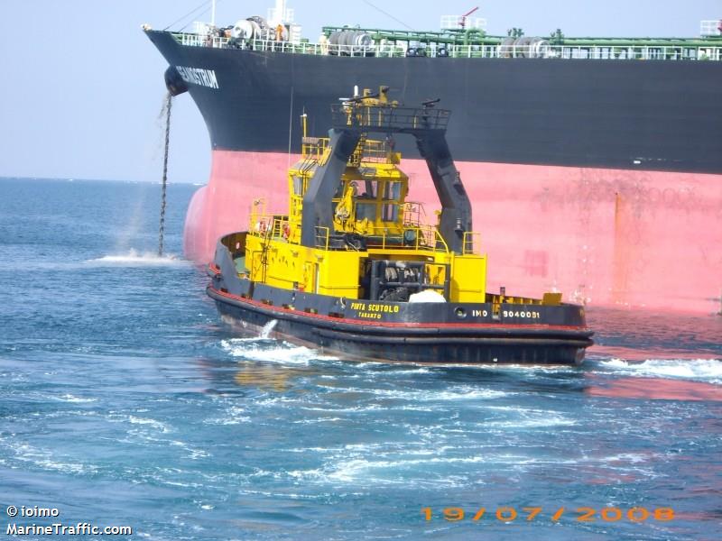 punta scutolo (Tug) - IMO 9040091, MMSI 247120200, Call Sign IQXP under the flag of Italy