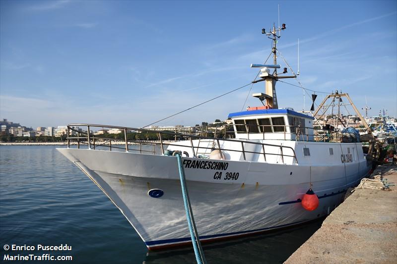 franceschino (Fishing vessel) - IMO , MMSI 247152810, Call Sign IPHV under the flag of Italy