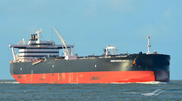 montesperanza (Crude Oil Tanker) - IMO 9585871, MMSI 255804750, Call Sign CQKV under the flag of Madeira