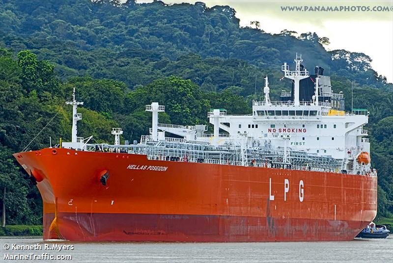 hellas poseidon (LPG Tanker) - IMO 9721140, MMSI 256732000, Call Sign 9HA3992 under the flag of Malta