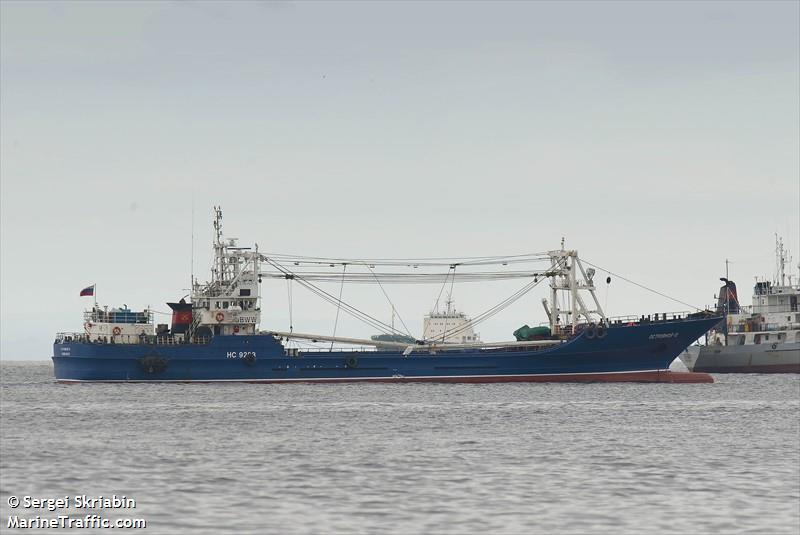 ostrovnoy-12 (Fishing Vessel) - IMO 9041564, MMSI 273217620, Call Sign UBWW under the flag of Russia