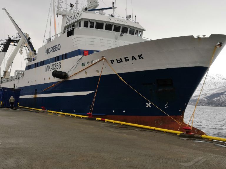 rybak (Fish Factory Ship) - IMO 8901494, MMSI 273351680, Call Sign UDAD under the flag of Russia