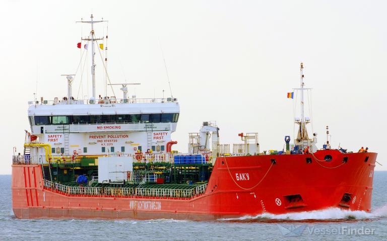 baku (Chemical/Oil Products Tanker) - IMO 9745720, MMSI 273390540, Call Sign UBWP2 under the flag of Russia