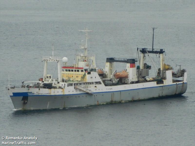 kapitan sulimov (Fish Factory Ship) - IMO 9120293, MMSI 273435580, Call Sign UIPH under the flag of Russia