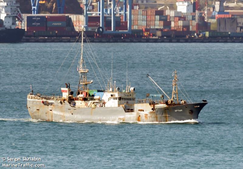 artyk (Fishing Vessel) - IMO 8403947, MMSI 273439980, Call Sign UIWN under the flag of Russia