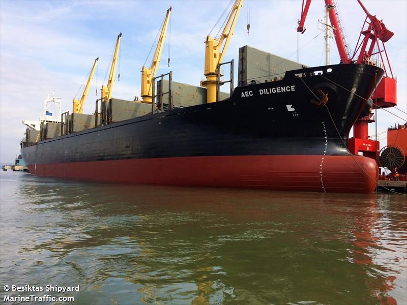 aec diligence (General Cargo Ship) - IMO 9249025, MMSI 311000208, Call Sign C6BA5 under the flag of Bahamas