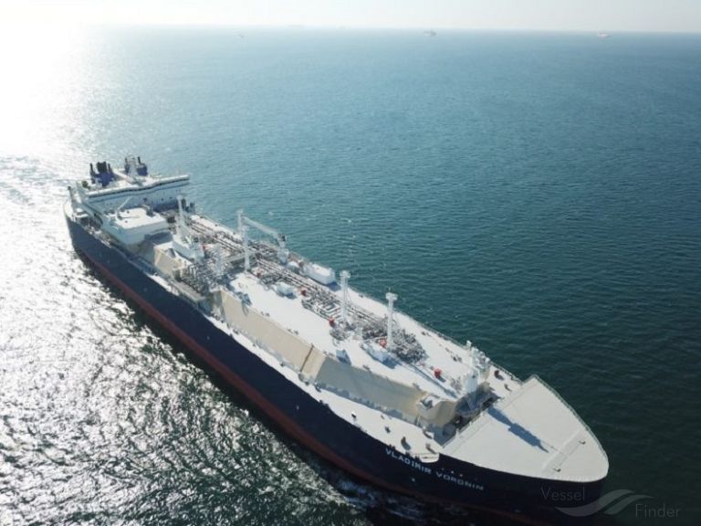 vladimir voronin (LNG Tanker) - IMO 9750737, MMSI 311000632, Call Sign C6DB8 under the flag of Bahamas