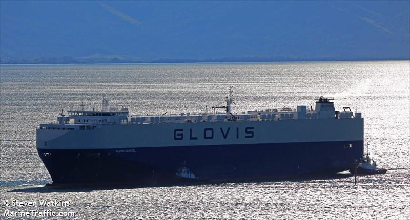 glovis caravel (Vehicles Carrier) - IMO 9441594, MMSI 311054300, Call Sign C6ZE7 under the flag of Bahamas