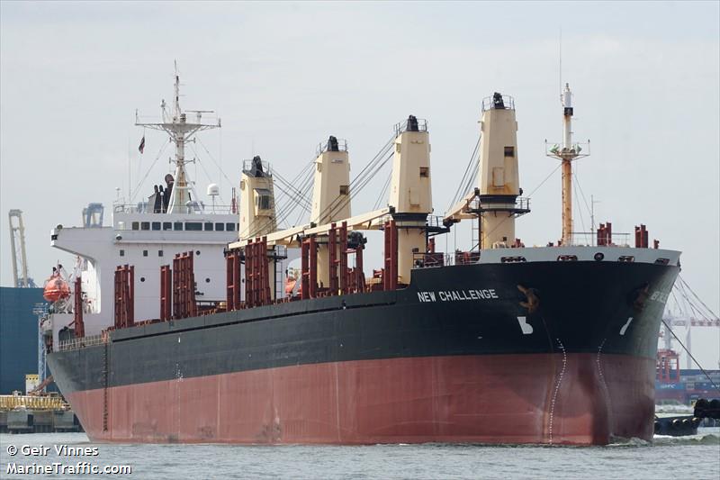 new challenge (Bulk Carrier) - IMO 9129627, MMSI 312269000, Call Sign V3WZ under the flag of Belize