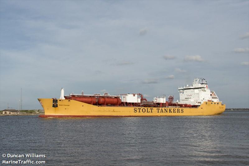stolt concept (Chemical/Oil Products Tanker) - IMO 9178197, MMSI 319479000, Call Sign ZCSP2 under the flag of Cayman Islands