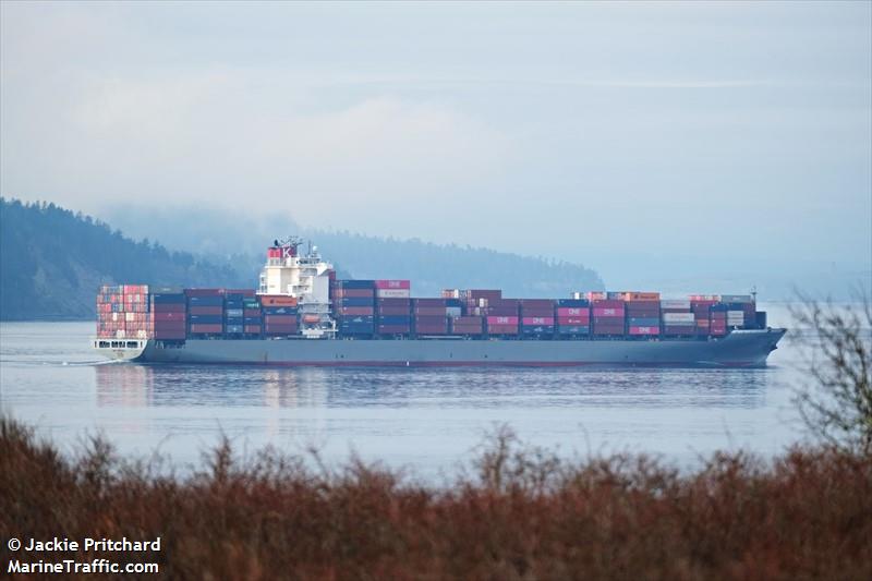 bay bridge (Container Ship) - IMO 9463267, MMSI 354120000, Call Sign 3FCS5 under the flag of Panama