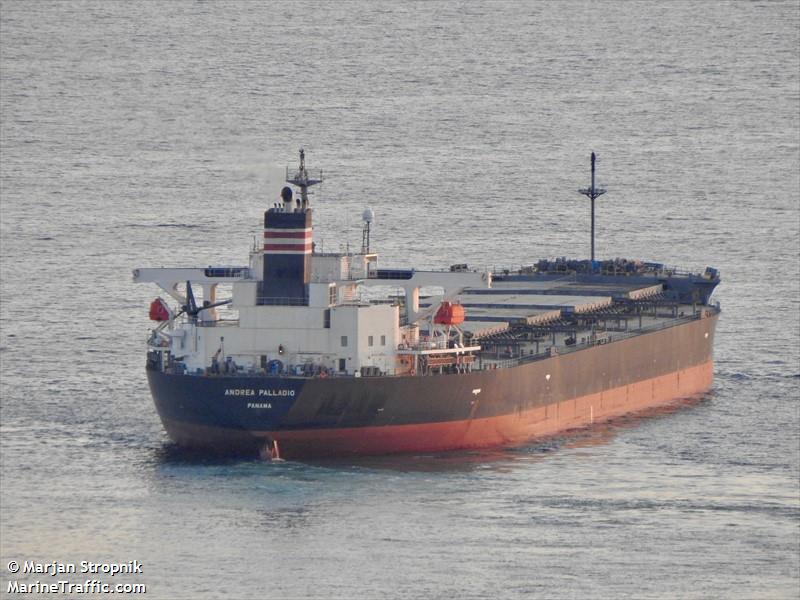 andrea palladio (Bulk Carrier) - IMO 9414890, MMSI 355386000, Call Sign 3FPE7 under the flag of Panama