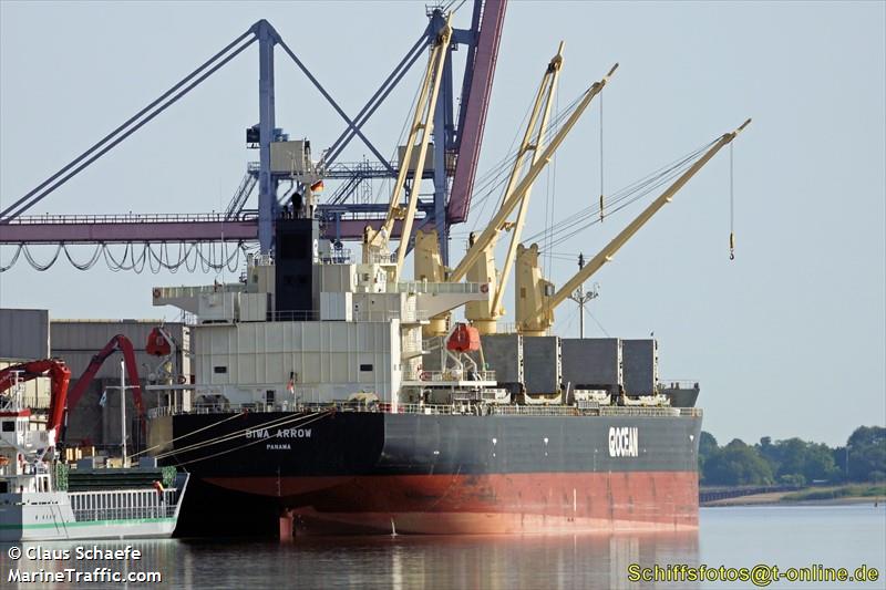 biwa arrow (General Cargo Ship) - IMO 9687095, MMSI 355612000, Call Sign HOGX under the flag of Panama
