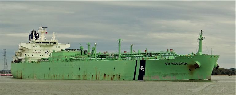 bw messina (LPG Tanker) - IMO 9735062, MMSI 357498000, Call Sign 3FHH7 under the flag of Panama