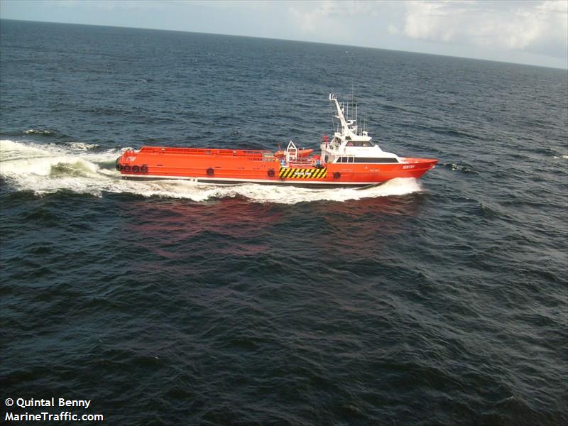 sentry (Offshore Tug/Supply Ship) - IMO 9576870, MMSI 362069000, Call Sign 9YHX under the flag of Trinidad & Tobago