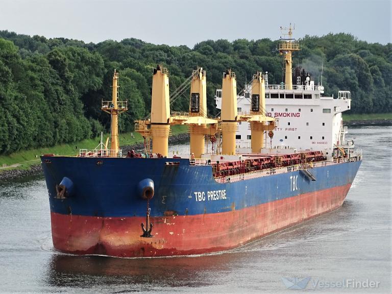tbc prestige (Bulk Carrier) - IMO 9489833, MMSI 372812000, Call Sign 3FUE5 under the flag of Panama