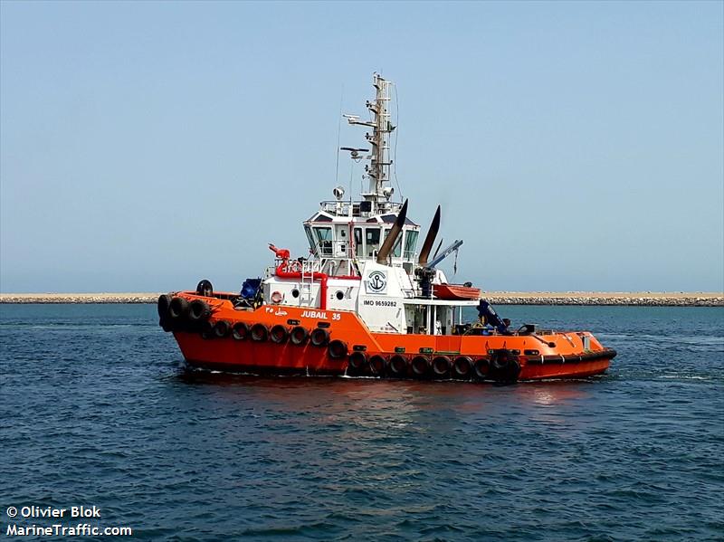 jubail 35 (Tug) - IMO 9659282, MMSI 375011000, Call Sign J8B4885 under the flag of St Vincent & Grenadines