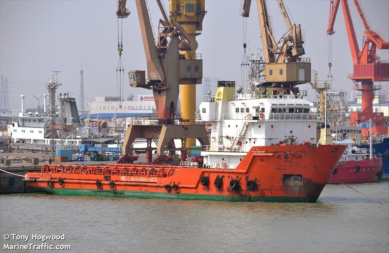 bin hai 254 (Offshore Tug/Supply Ship) - IMO 9257589, MMSI 412301220, Call Sign BFNI under the flag of China