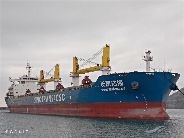 chang hang hao hai (Bulk Carrier) - IMO 9628219, MMSI 414031000, Call Sign BUWV under the flag of China