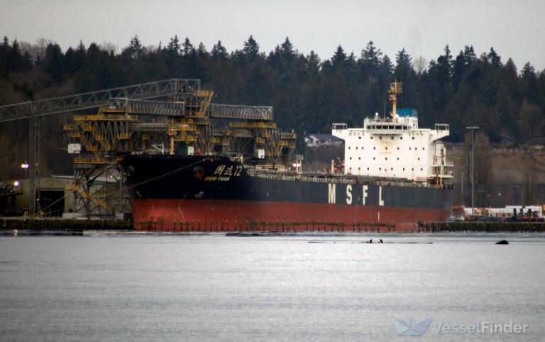 guo yuan 12 (Bulk Carrier) - IMO 9579250, MMSI 414047000, Call Sign BFDV under the flag of China