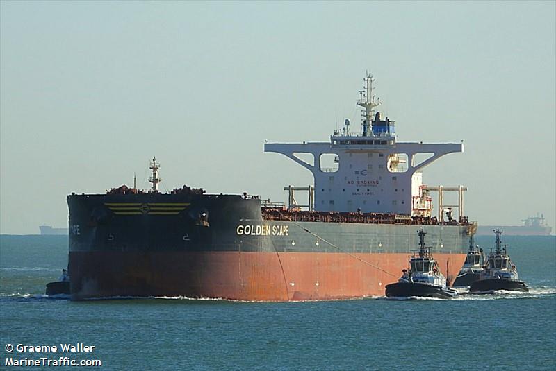 golden scape (Bulk Carrier) - IMO 9702479, MMSI 477524500, Call Sign VROT4 under the flag of Hong Kong