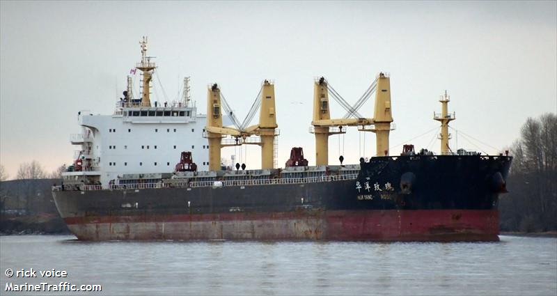 huayang rose (Bulk Carrier) - IMO 9708162, MMSI 477548400, Call Sign VRON3 under the flag of Hong Kong